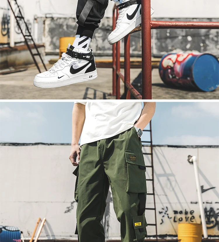 2020 New Summer Men Casual Cargo Pants Thin Joggers Sweatpants Male Trousers New Mens Sportswear Hip Hop Harem Track Pants elephant trousers