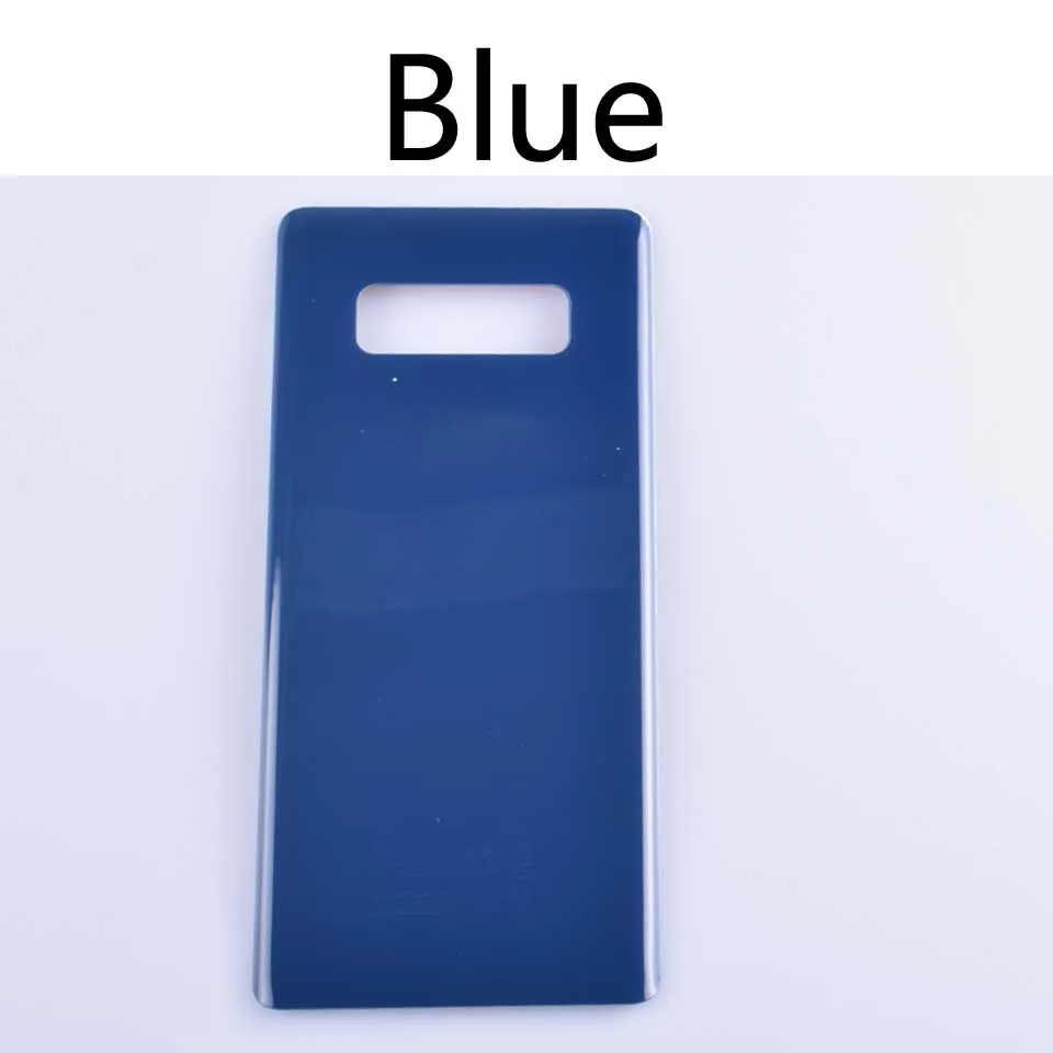 Blue 10шт \ Лот Note8 для samsung Galaxy Note 8 N950 N950F корпус крышка батареи задняя крышка чехол задняя дверь шасси оболочка - Цвет: Blue