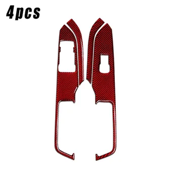 

Red Window panel trim Inner For Ford Mustang 2015-2019 Interior Decal Parts Accessory 4pcs