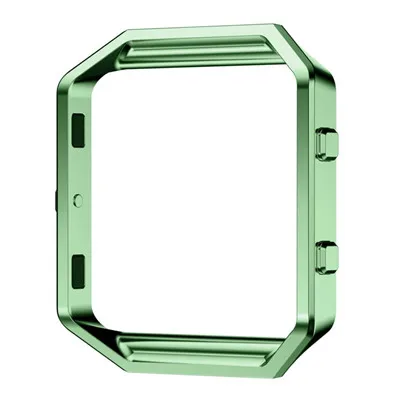 water green Рамка чехол оболочка для Fitbit Blaze из нержавеющей стали запасной чехол трекер активности Смарт-часы аксессуары - Цвет: water green