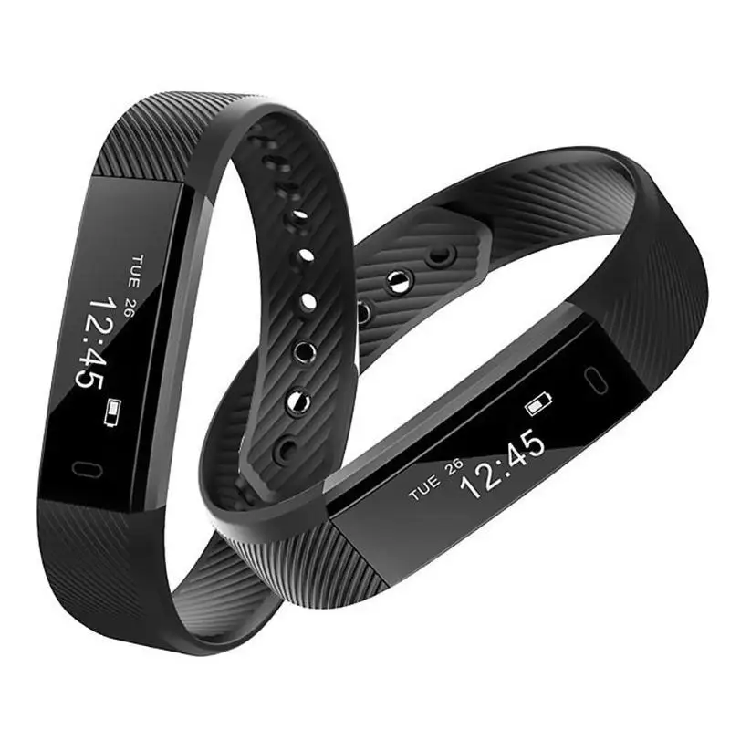 

ID 115 U Smart Wristband Heart Rate Blood Pressure Swiming Smartband Fitness Monitor Health Sleep Tracker Sport Bracelet