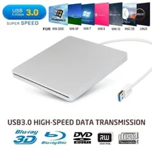 Внешний USB 3,0 слот DVD горелки внешний мобильный проигрыватель дисков ноутбук компьютер оптический привод