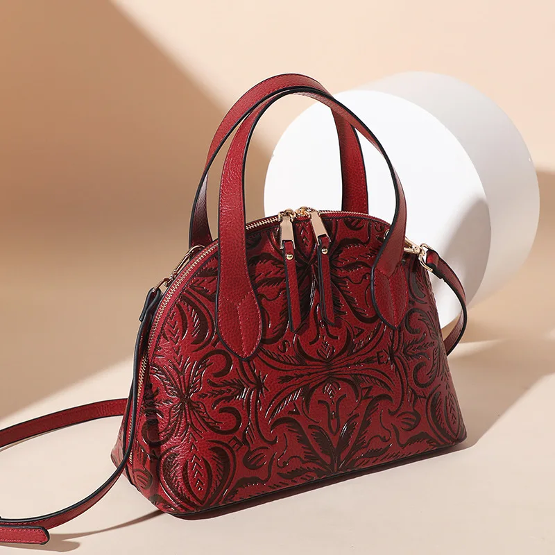 

Women's Bag 2019 Summer New Ladies European and American Fashion One-shoulder Slant Handbag Leather Vintage Bag