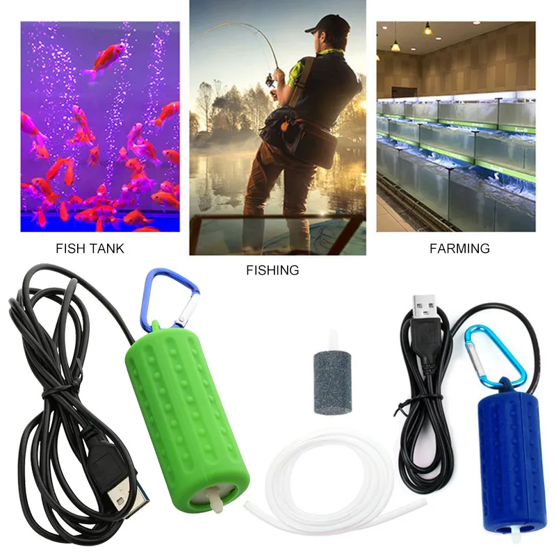 USB кислородный насос воздушный фильтр материал коробка аквариумные аксессуары