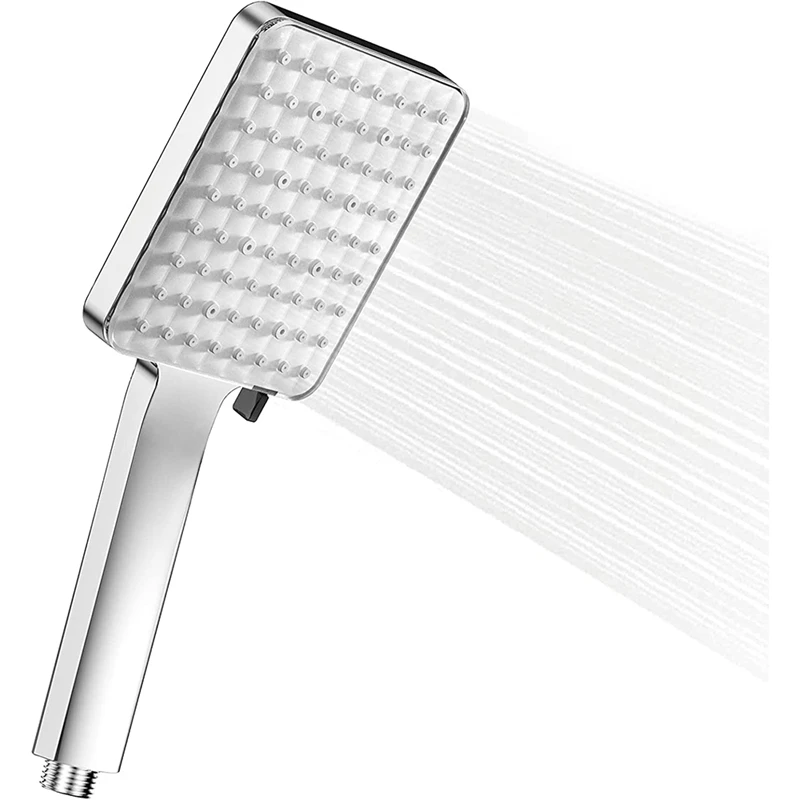 Shower Head High Pressure for Bath with 6 Modes Large Adjustable Square
