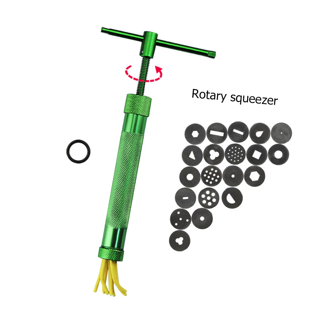 Экструдер глина помадка торт инструмент формы для выпечки пистолет скульптура плесень Ремесло паста экструдер помадка торт скульптура полимерный инструмент