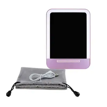 

16LED Makeup Mirror USB Charging Touch Dimmer Portable Hand Cosmetic Magnification mirror Cosmetic Beauty Tool for Bedroom 2019