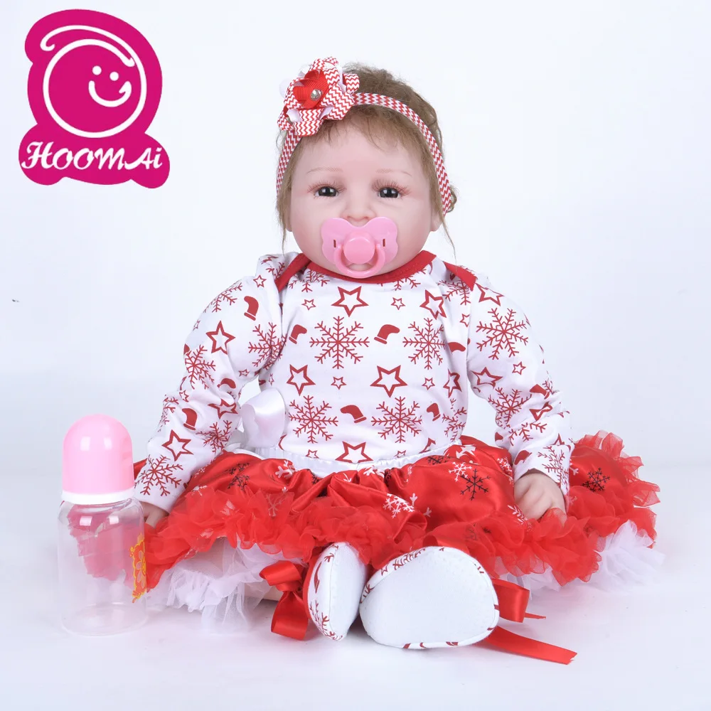 22 &quotReborn Baby Doll комплект для малышей силиконовая ткань тела реалистичные Reborn Babies