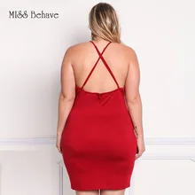 Стиль Весна и лето Европа и Америка платье большого размера выдалбливают облегающее платье на бретельках платье из Джерси