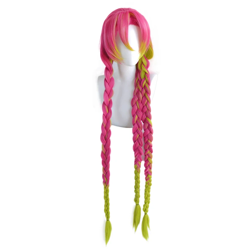 Demon-Slayer-Kimetsu-no-Yaiba-Kanroji-Mitsuri-Women-Long-Braids-Wig-Cosplay-Wig-Heat-Resistant-Synthetic (1)