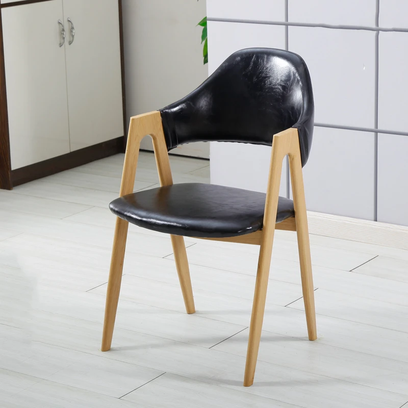 

Household Modern Simple Bench Backrest Sales Office Negotiate Table and Chair Ins Net Red Backrest Chair Nordic Chair