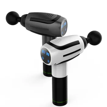 

Massage Gun LCD Display Electric Massager Body Relaxation Pain Neck Massager Slimming Shaping Pain Relief Therapy Muscle Massage