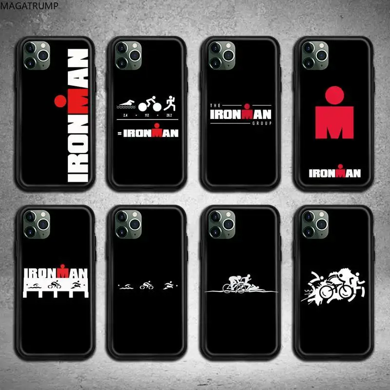 Телефонный чехол Ironman для соревнований по триатлону iphone 12 pro max mini 11 XS MAX 8 7 6 6S Plus X 5S
