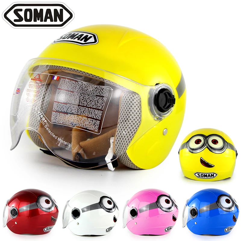Мото Чоппер дети каск Забавный Casco Patinete Safe Capacete De Motocicleta Cascos Para Moto Шлем Мотоцикл Viseira Capacete