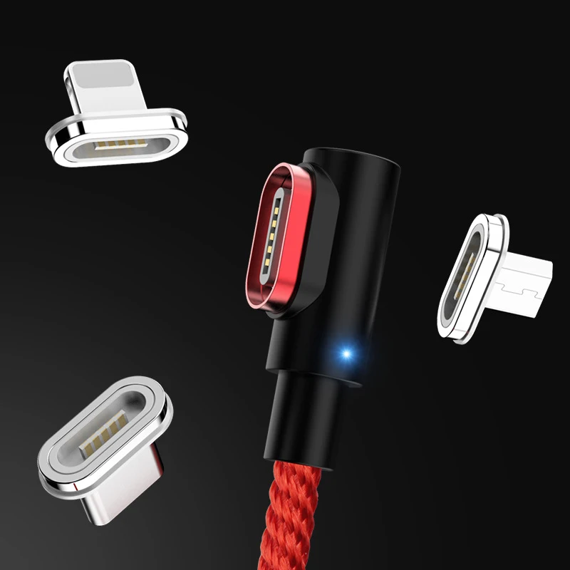 Budan Магнитный Кабель с разъемом Micro USB Type C кабель для iPhone Samsung Huawei зарядное