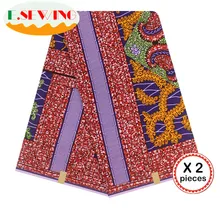 Африканская восковая ткань с принтом Анкара для шитья Анкара африканская ткань 12 ярдов нигерийская хлопковая ткань Гана для платья 81049