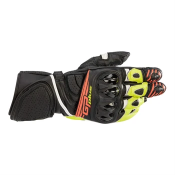 

New 4 Colors 100% Genuine Leather GP Plus R V2 Motorcycle Long Gloves Racing Driving Motorbike Original Cowhide Gloves