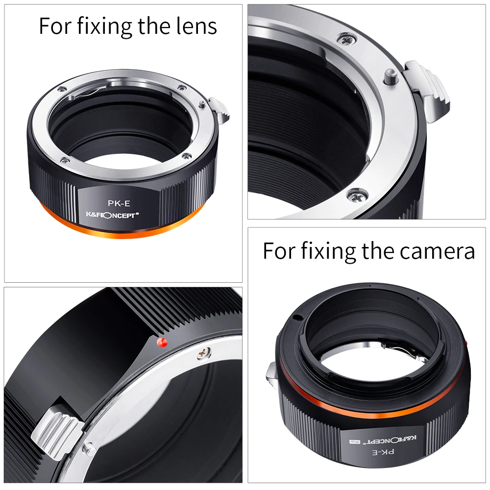 Lente para Nex e Adaptador de Montagem para Lente Pentax para Sony e Montagem Conceito Pk-nex Pentax pk Câmera A5000 A5100 A6000 A6300 A6500 k & f - Image 3