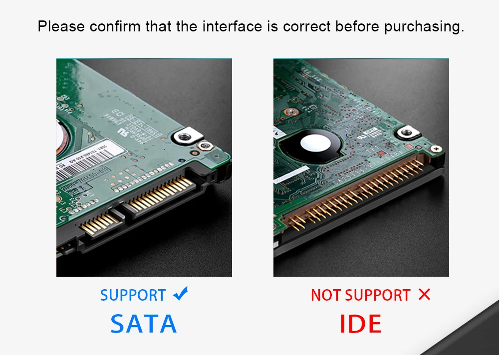 Rocketek чехол для жесткого диска алюминиевый 2,5 дюймов SATA для USB 3,0 SSD адаптер Коробка для жесткого диска внешний корпус для ноутбука Настольный ПК