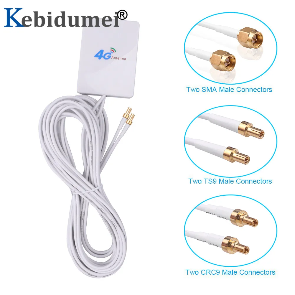28dBi 4G антенна CRC9 SMA TS9 Разъем широкополосная усилитель сигнала для Huawei 3G LTE