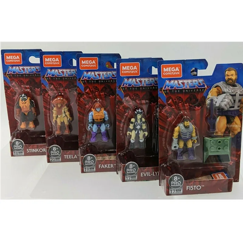 Мега-конструктор Властелины Вселенной стинкор EVIL-LYN TEELA FISTO MOTU Pro Builder Series He-man