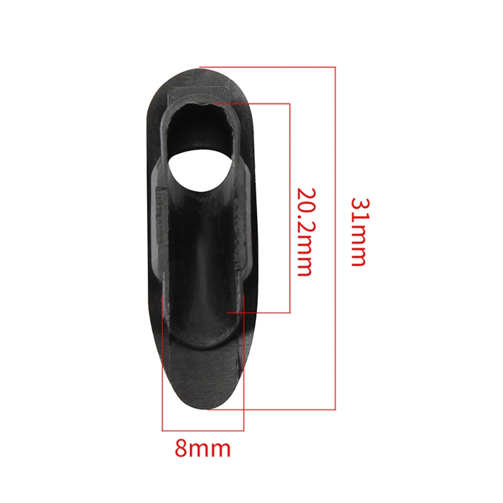 Details about  / 10x Cycling Bicycle Frame Embedded Single Hole Wire Tube Clamp Cable Tube Buckle