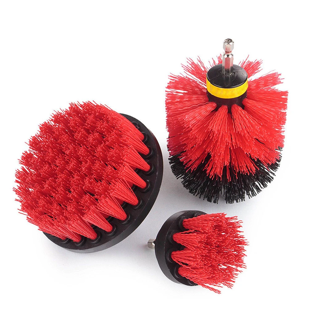 

3PCS/SET Electric Drill Brush Grout Power Scrubber Cleaning Brush Washing Tool Tire Tub Cleaner Car Accessories Dropshipping