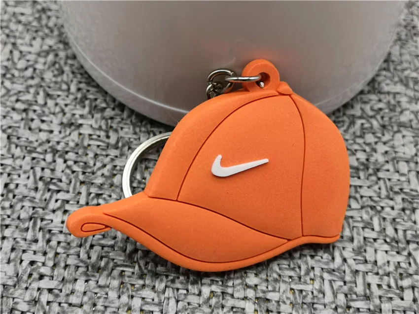 Мини силиконовый милый брелок Nikes cap Форма брелок для женщин мужчин детей подарок брелок баскетбольные кроссовки Porte Clef - Цвет: 1036