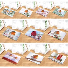 Напольные коврики рождественские домашние Нескользящие Коврики для двери Коврики для зала кухня ванная комната ew противоскользящие Мультяшные ковры Декор для гостиной#45