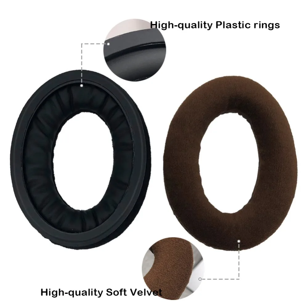 KQTFT Replacement EarPads Headband for Sennheiser HD569 HD599 HD598 HD598SE Universal Bumper Earmuff Cover Cushion