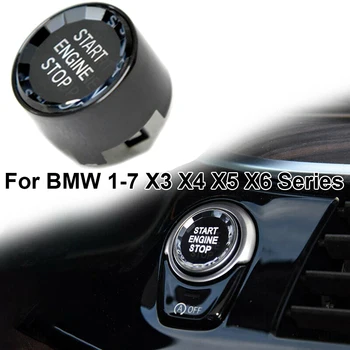 

Durable Car Accessory Start Stop Engine Knob Switch Cover For BMW 1-7 X3 X4 X5 X6 Series 7 Series G11 G12 2016-2018 3 Series