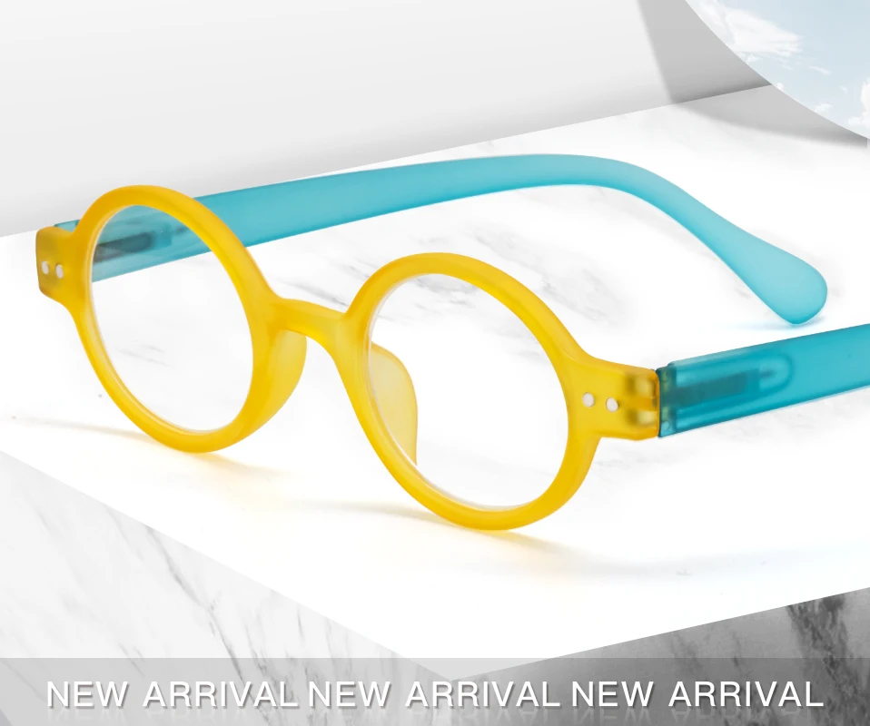 Meeshow klassische Lesebrille Hawks bill Frauen brille blaues Licht blockiert Männer Presbyopie runde Retro-Brille 1730 – Detail 1