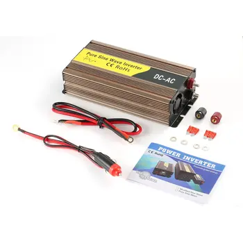 

DC12V To AC220V Pure Sine Wave Inverter 600W Car Inverter Aluminum Alloy Housing High Conversion Efficiency Transformer
