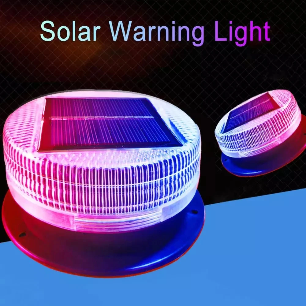 Strobe Lights Solar Strobe Warning Light - Magnetic Base Safety Beacon For  Construction/Trucks Solar Power Strobe Lights, image size:1000x1000
