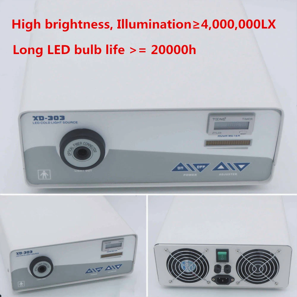 US $310.40 Optical Fiber Endoscope Microscope LED 80W Cold Light Source Surgical Endoscopy Endoscopic Medical Operation Light Source