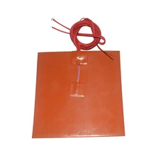 Силиконовая грелка Нагреватель 200 мм x 200 мм для 3D-принтера Тепловая кровать