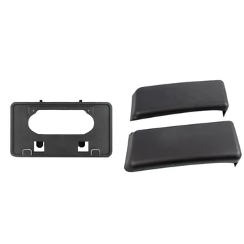 

F150 Bumper Guards Pads Insert Replacement+Front Licenses Plate Frame Bracket Mounting Frame Holder for 2009-2014 F150(Replaces