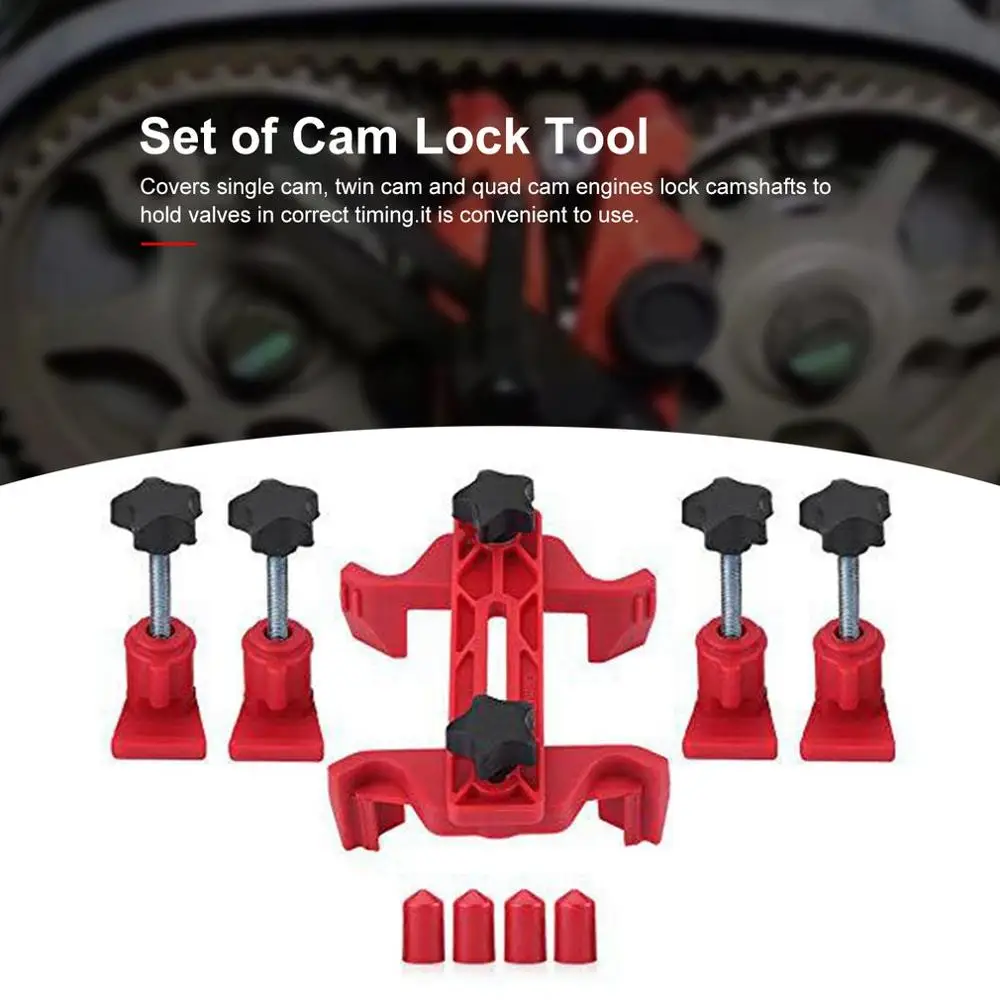 5 Pcs Universal Cam Camshaft Lock Holder Car Engine Cam Timing Sprocket Gear Locking Tool Set Plastic