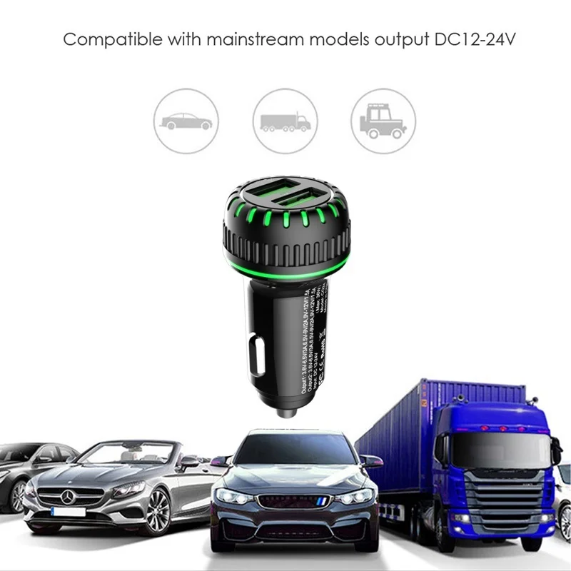 Tongdaytech 45 Вт Usb Автомобильное зарядное устройство Быстрая зарядка QC 3,0 Мобильный телефон PD порт зарядное устройство быстрое автомобильное зарядное устройство для iPhone Xiaomi смартфон