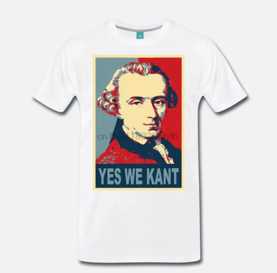 T Shirt Shirt Immanuel Kant Philosopher yes we Kant Fun Funny S M L XL|T- Shirts| - AliExpress