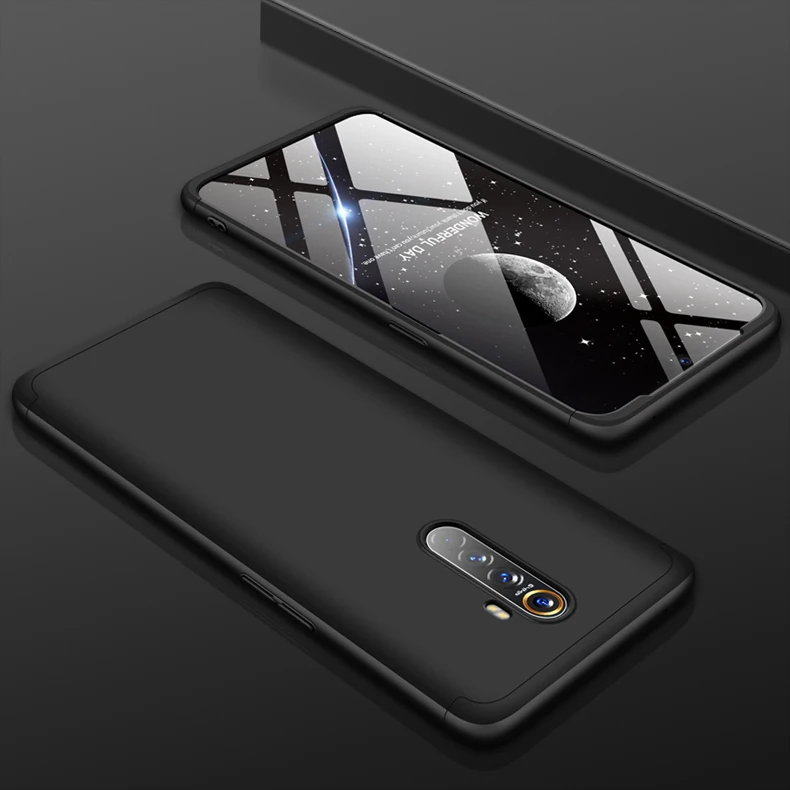 Oppo Realme XT чехол 360 градусов Полный Твердый матовый водостойкий Чехол обложка чехол s Тонкий Высококачественный защитный чехол для Oppo Realme X2 Pro защитный Fundas