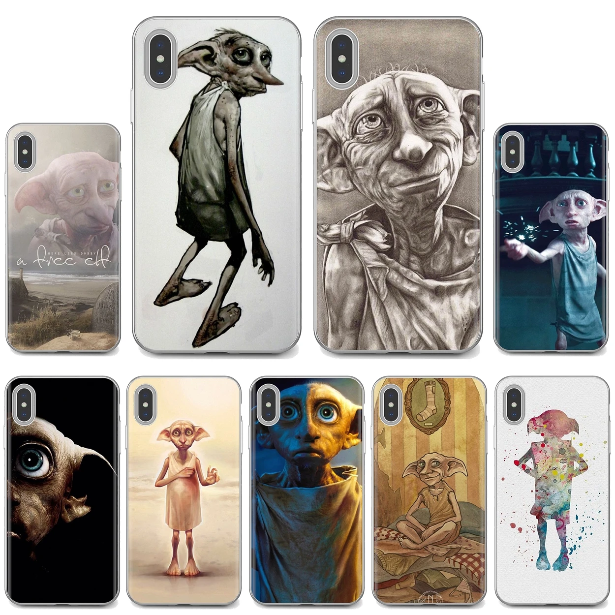 Мягкий чехол для Samsung Galaxy A10 A30 A40 A50 A60 A70 a12 a31 a41 a51 a71 a20e a21s M30 плакат Dobby | Мобильные