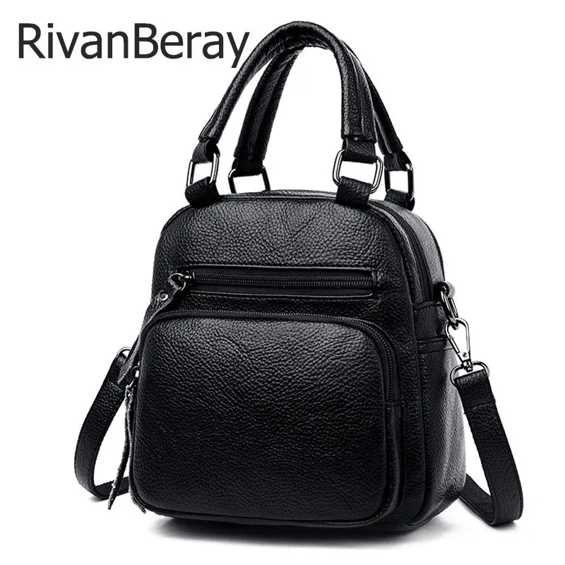 New Designer Fashion 3 Use Women Backpack Mini Soft Leather Multi-Function Small Female Ladies Shoulder Bag Girl Purse | Багаж и сумки