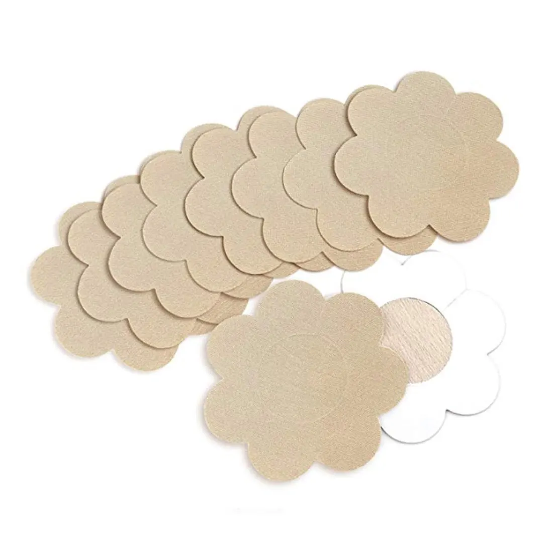10pair Womens Disposable Breast Petals Nipple Covers Backless Bra Pad Nipple Stickers Womens Invisible Nipple Cover Stickers