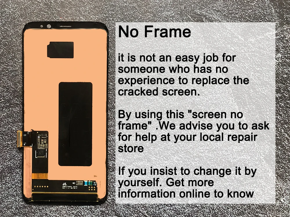  AAA ORIGINAL SUPER AMOLED S8 LCD with frame for SAMSUNG Galaxy S8 G950 G950F Display S8 Plus G955 G