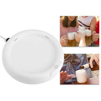 

TTLIFE Beer Bubbler Household Supersonic Foaming Machine Portable Beer Foam Maker Sonic Foamer for Ice Beer
