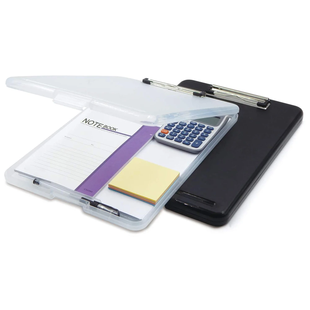 A4 Clipboard Box File Durable Waterproof Document Filing Storage Case Office Supplies file box organizer