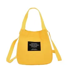 Новая стильная художественная этикетка для одежды, сумка брезентовый мешок, женская сумка через плечо, маленькая сумка для детей