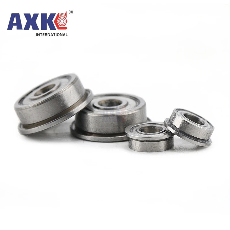 Miniature Flange Bearing Thin Wall Metal Shielded Flanged Bearings MF52ZZ MF62ZZ MF63ZZ MF74ZZ MF83ZZ MF84ZZ To MF148ZZ 5pcs ball bearings metal shielded ball bearings