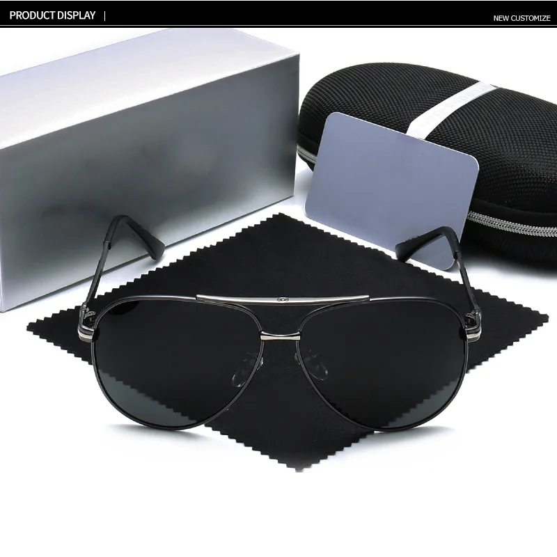 Мужские солнцезащитные очки, поляризационные, для рыбалки, для вождения, Роскошные, фирменный дизайн, Mercede 749, пилот, мужские, Ретро стиль, oculos de sol masculino